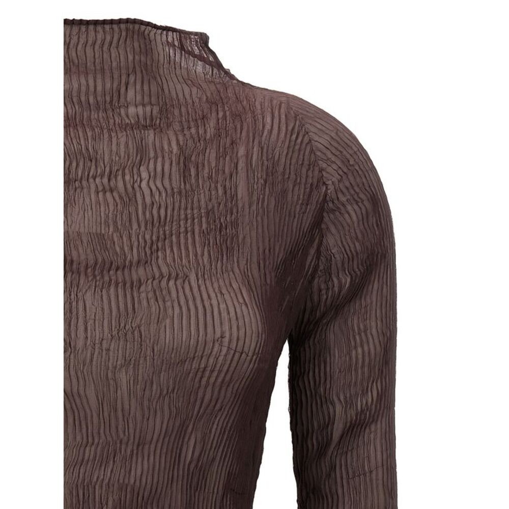 Issey Miyake Women 'Chiffon Twist 1' Sweater - Picture 3 of 4
